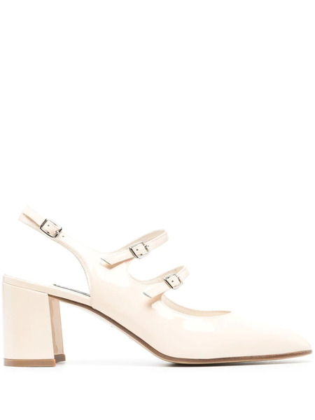  Carel Paris Banana 70mm Slingback Mary Janes - Neutrals 
