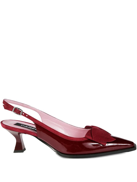  Carel Paris Bow-detail Slingback Pumps - Red 