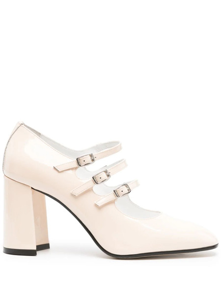  Carel Paris Keel 85mm Patent-leather Pumps - Neutrals 