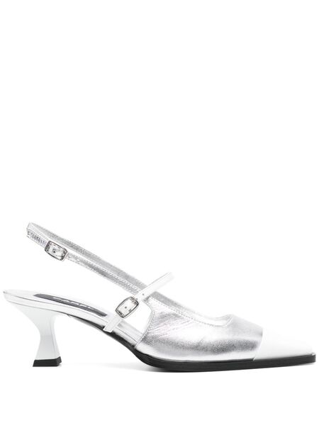  Carel Paris 50mm Cecile Pumps - Silver 