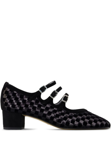  Carel Paris 40mm Kinight Buckle Pumps - Black 