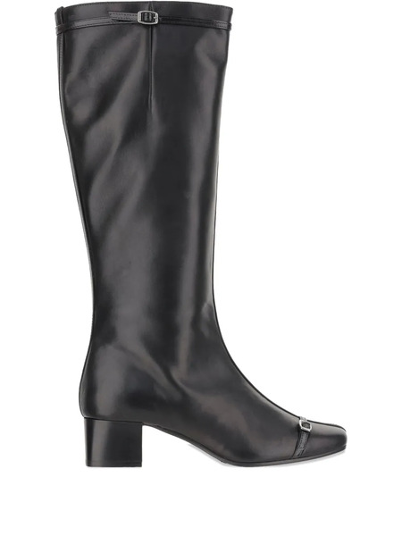  Carel Paris 40mm Starter Leather Boots - Black 