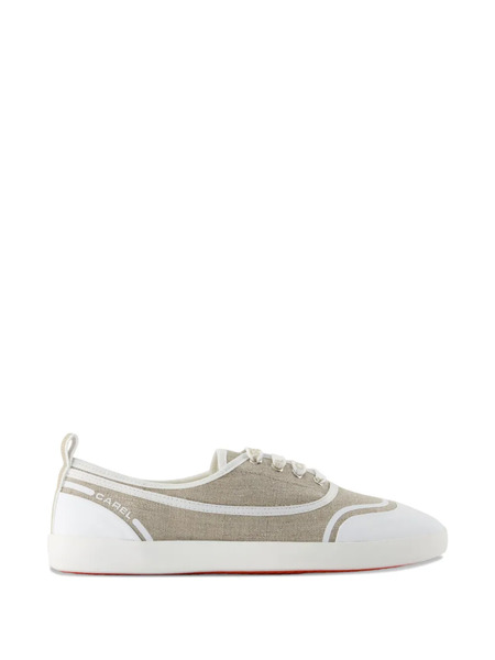  Carel Paris White Contrast Sneakers - Neutrals 