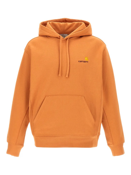  Carhartt Wip American Script Hoodie - Orange 