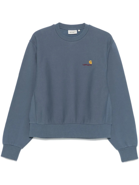  Carhartt Wip American Script Sweatshirt - Blue 