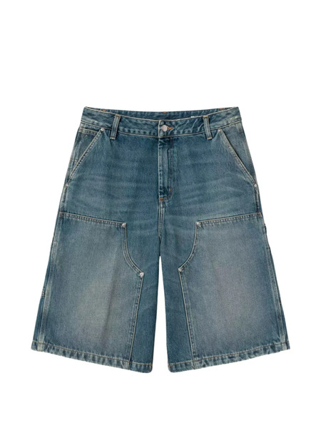  Carhartt Wip Belt Loops Denim Shorts - Blue 