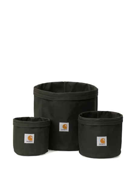  Carhartt Wip Canvas Vases (set Of Three) - Green 