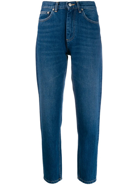  Carhartt Wip Cropped Page Jeans - Blue 