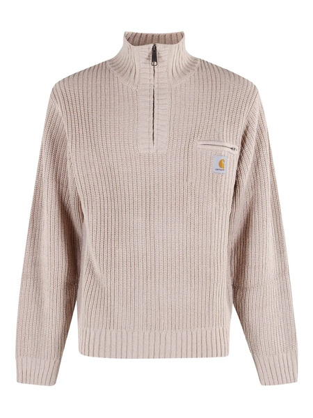  Carhartt Wip Detroit Half-zip Pocket Sweater - Neutrals 