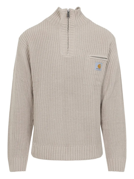 Carhartt Wip Detroit Half-zip Sweater - Neutrals 