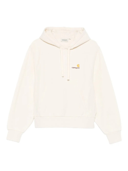  Carhartt Wip Embroidered-logo Hoodie - Neutrals 