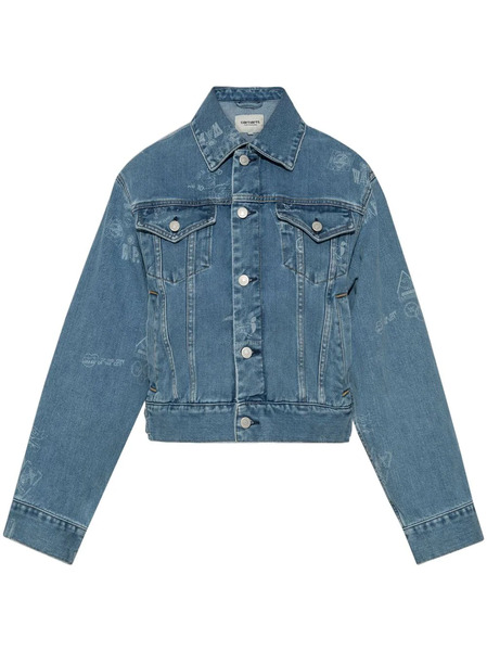  Carhartt Wip Graphic-print Jacket - Blue 