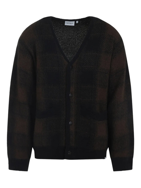  Carhartt Wip Jacquard Pocket Cardigan - Black 