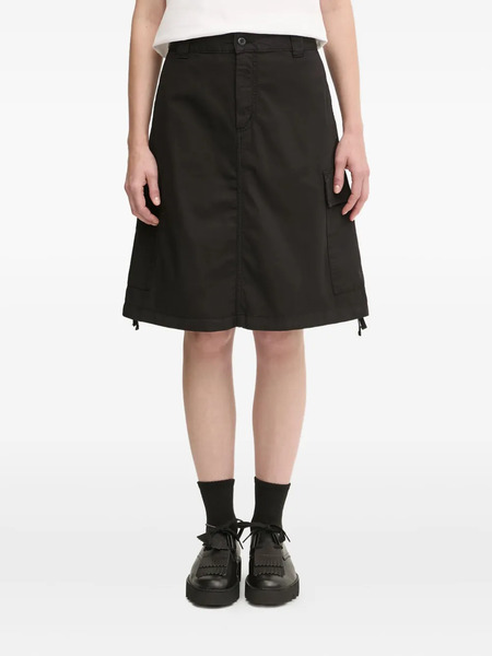  Carhartt Wip Kingston Drawstring Midi Skirt - Black 