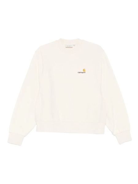  Carhartt Wip Logo-embroidered Sweatshirt - Neutrals 