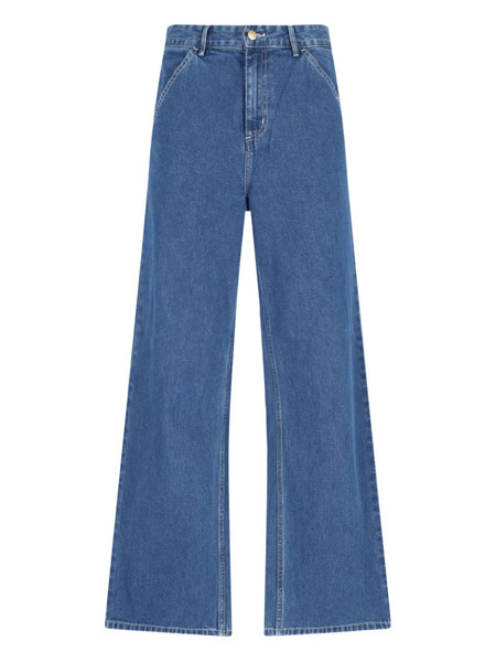  Carhartt Wip Logo-patch Jeans - Blue 
