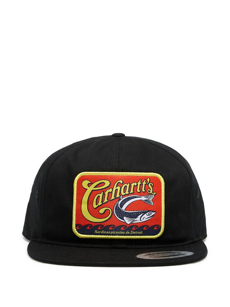  Carhartt Wip Logo Patch Sardinas Cap - Black 