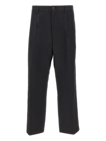  Carhartt Wip Logo-patch Trousers - Black 