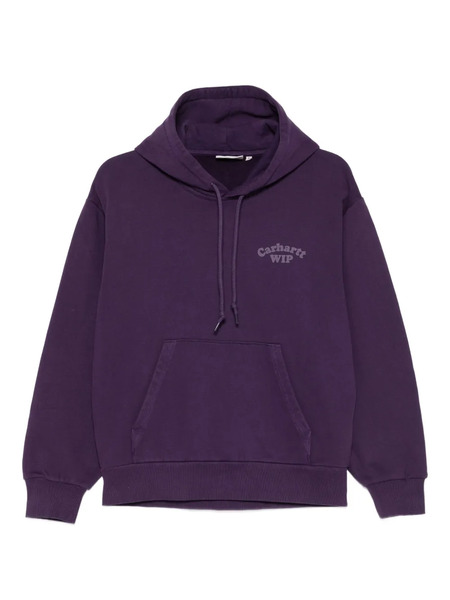  Carhartt Wip Logo-print Hoodie - Purple 