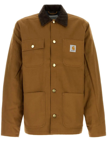  Carhartt Wip Michigan Logo-patch Shirt Jacket - Brown 