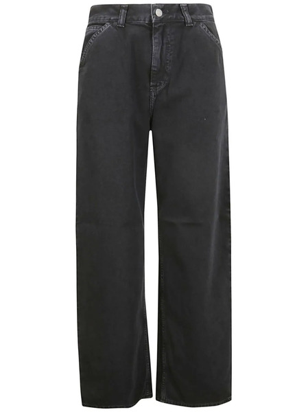  Carhartt Wip Mid-rise Straight-leg Jeans - Black 