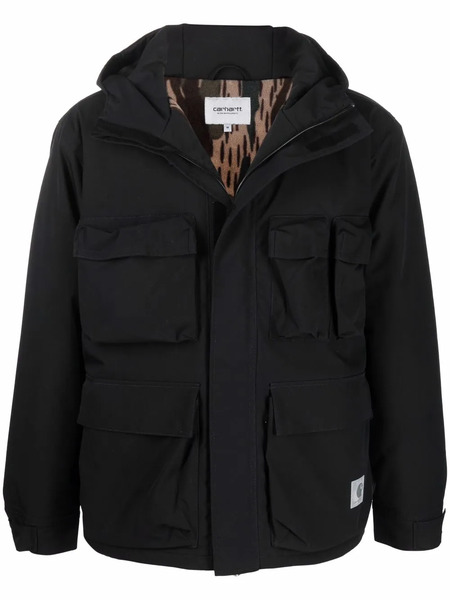  Carhartt Wip Multi-pocket Hooded Jacket - Black 