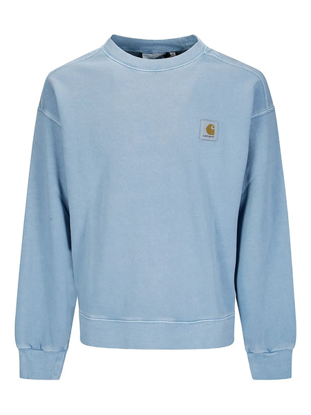  Carhartt Wip Nelson Logo-patch Sweatshirt - Blue 