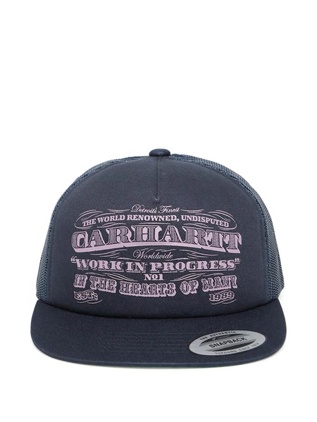  Carhartt Wip 3 One 3 Printed Trucker Cap - Blue 