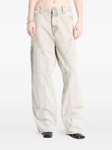  Carhartt Wip Panelled Cotton Trousers - Grey 
