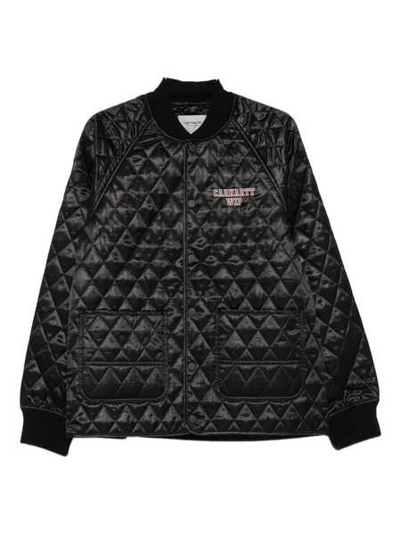  Carhartt Wip Quilted Satin Jacket - Black 