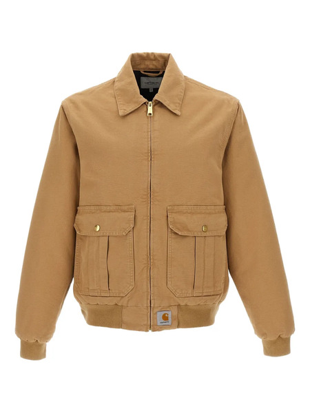  Carhartt Wip Quilted Stanton Cotton Jacket - Brown 