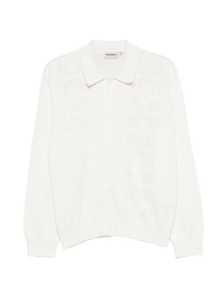  Carhartt Wip Signet Cardigan - White 