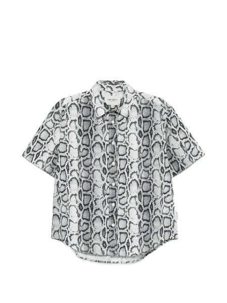  Carhartt Wip Snake Camo Shirt - White 