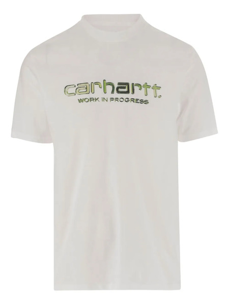  Carhartt Wip S/s Solar Chrome Script T-shirt - White 