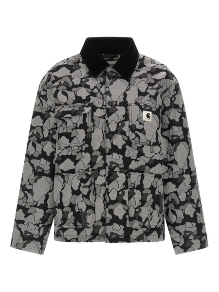  Carhartt Wip Tapestry Chore Jacquard Jacket - Black 