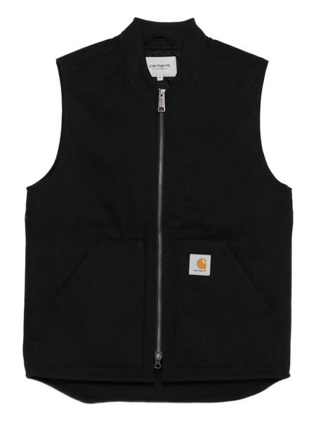  Carhartt Wip Zip-front Pocket Vest - Black 