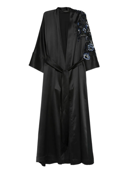  Carine Gilson Embroidered Robe - Black 