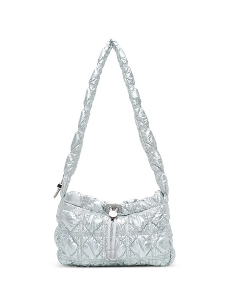  Carlyn Quilted Cross Body Bag - Silver 