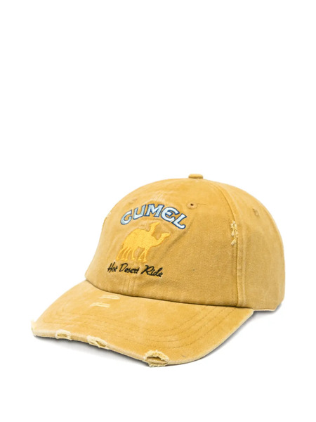  Carne Bollente Embroidered-detail Cap - Neutrals 