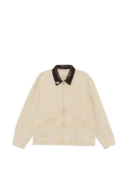  Carne Bollente Polo-collar Zip-fastening Jacket - Neutrals 