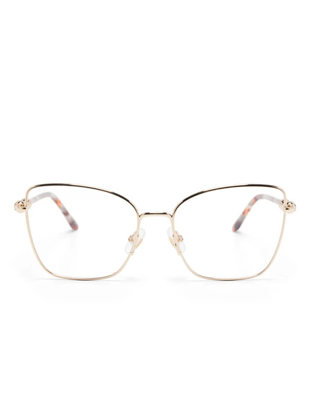  Carolina Herrera Butterfly-frame Glasses - Gold 