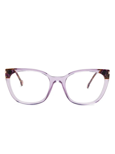  Carolina Herrera Butterfly-frame Glasses - Purple 