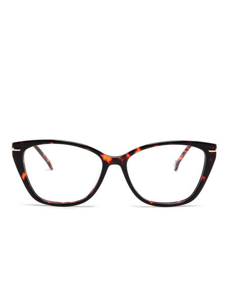  Carolina Herrera Cat Eye-frame Glasses - Brown 
