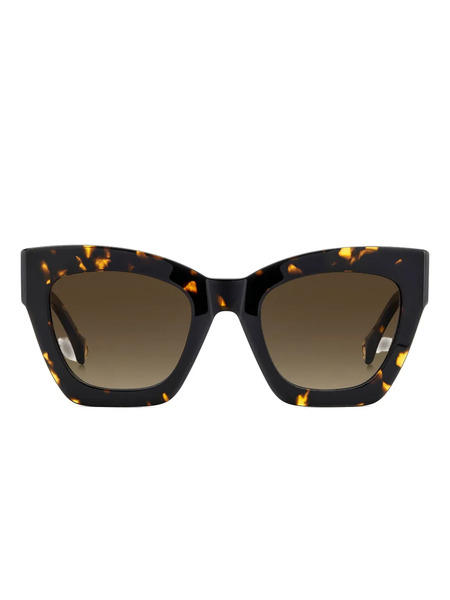  Carolina Herrera Cat-eye Speckled-effect Sunglasses - Black 