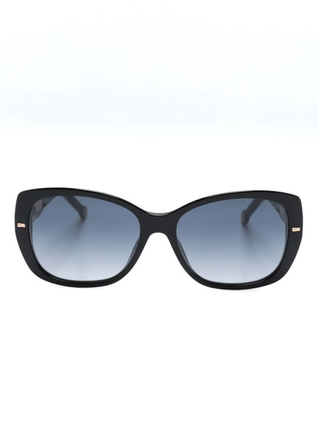  Carolina Herrera Oversized-frame Gradient Sunglasses - Black 