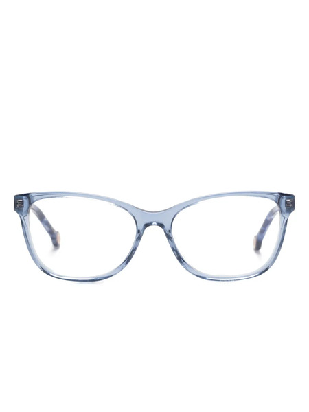  Carolina Herrera Rectangle-frame Glasses - Blue 