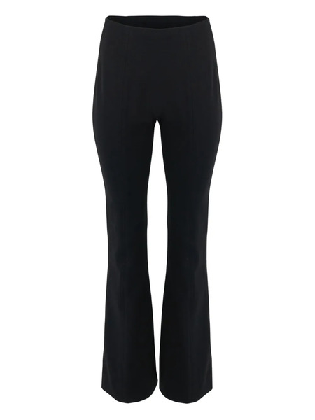  Carolina Herrera Slim Fit Flared Ponte Pants - Black 