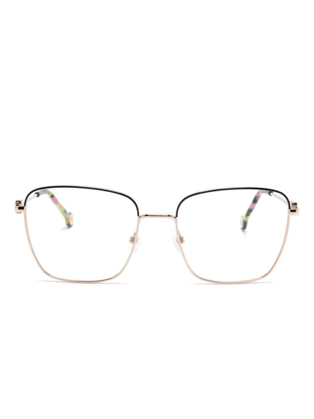  Carolina Herrera Square-frame Glasses - Gold 