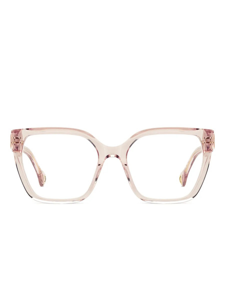  Carolina Herrera Square Frame Glasses - Neutrals 
