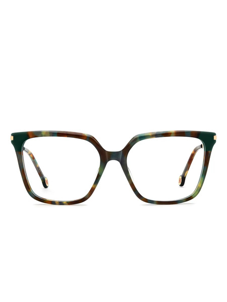  Carolina Herrera Square-frame Patterned Glasses - Green 